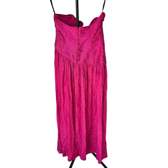 NWT Free People Pink Strapless Dress Size 4 - Picture 3 of 8